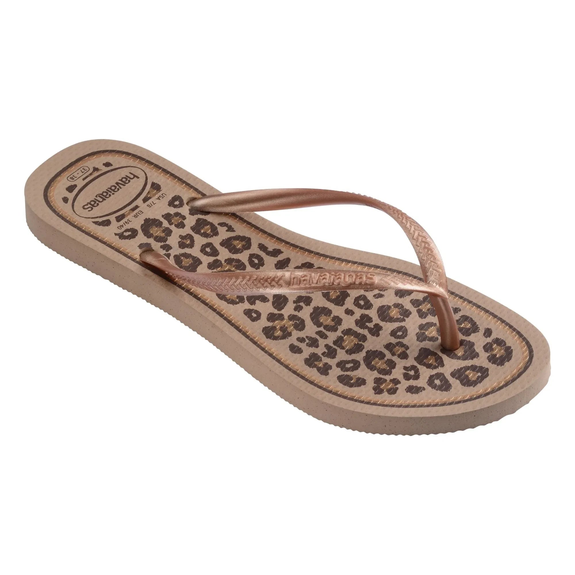 Havaianas - Slim Animals Parmak Arası Terlik | Pembe Altın