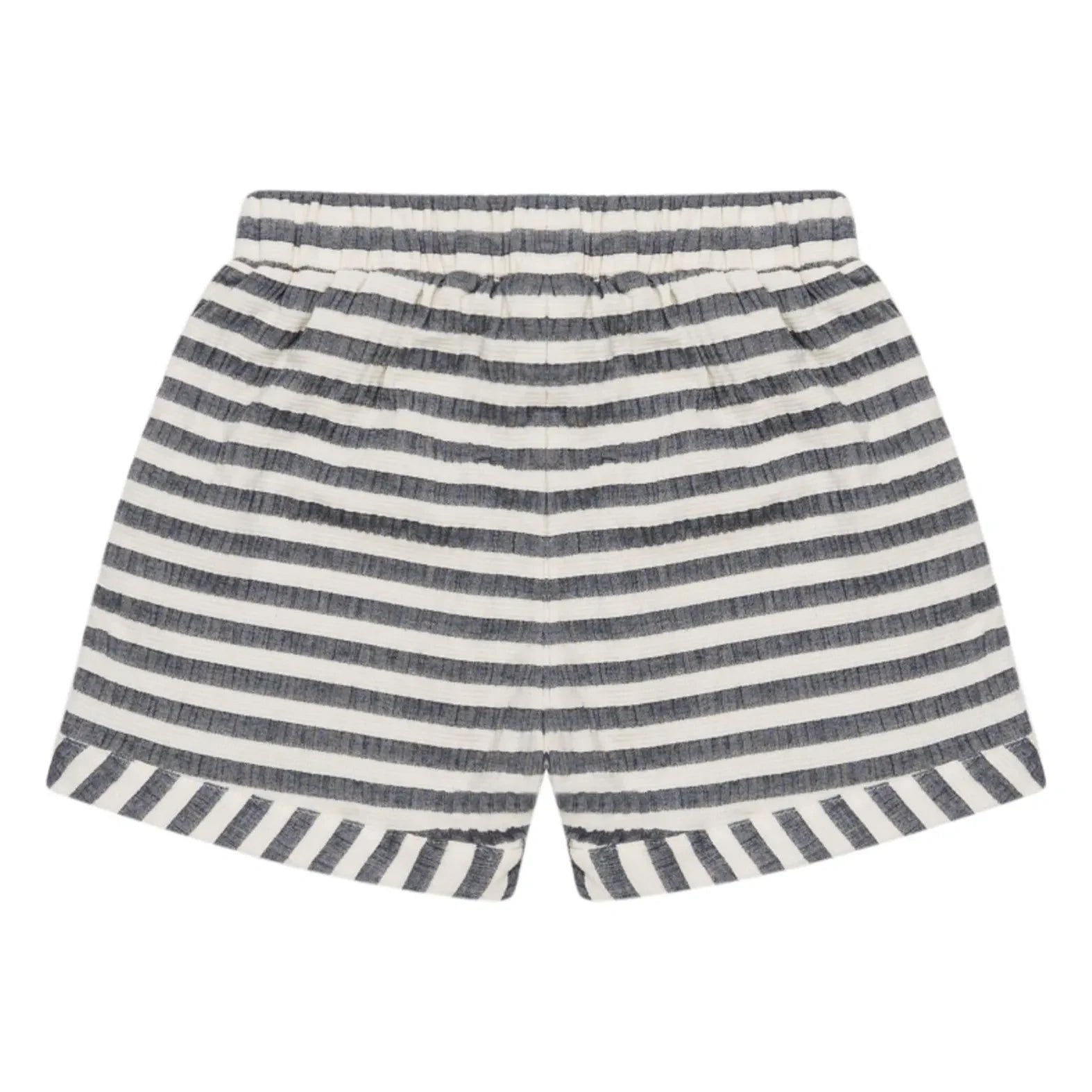 Donsje - Kaatio Striped Organic Cotton Shorts | Navy Blue