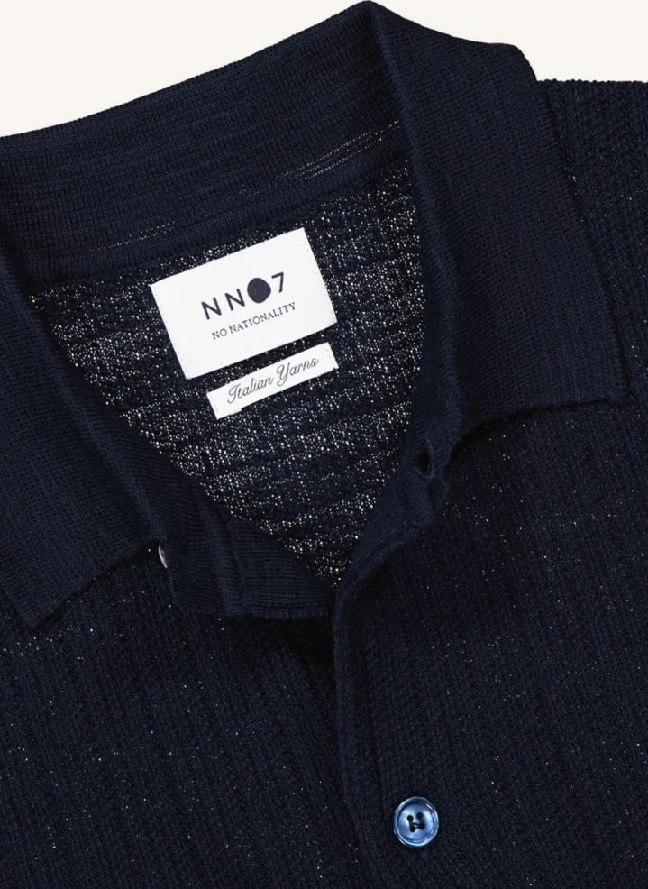 NN.07 - Polo Collar File Nolan 6577 | Navy Blue