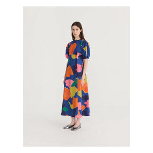 Bobo Choses - Blooming Color Organic Cotton Dress | Blue