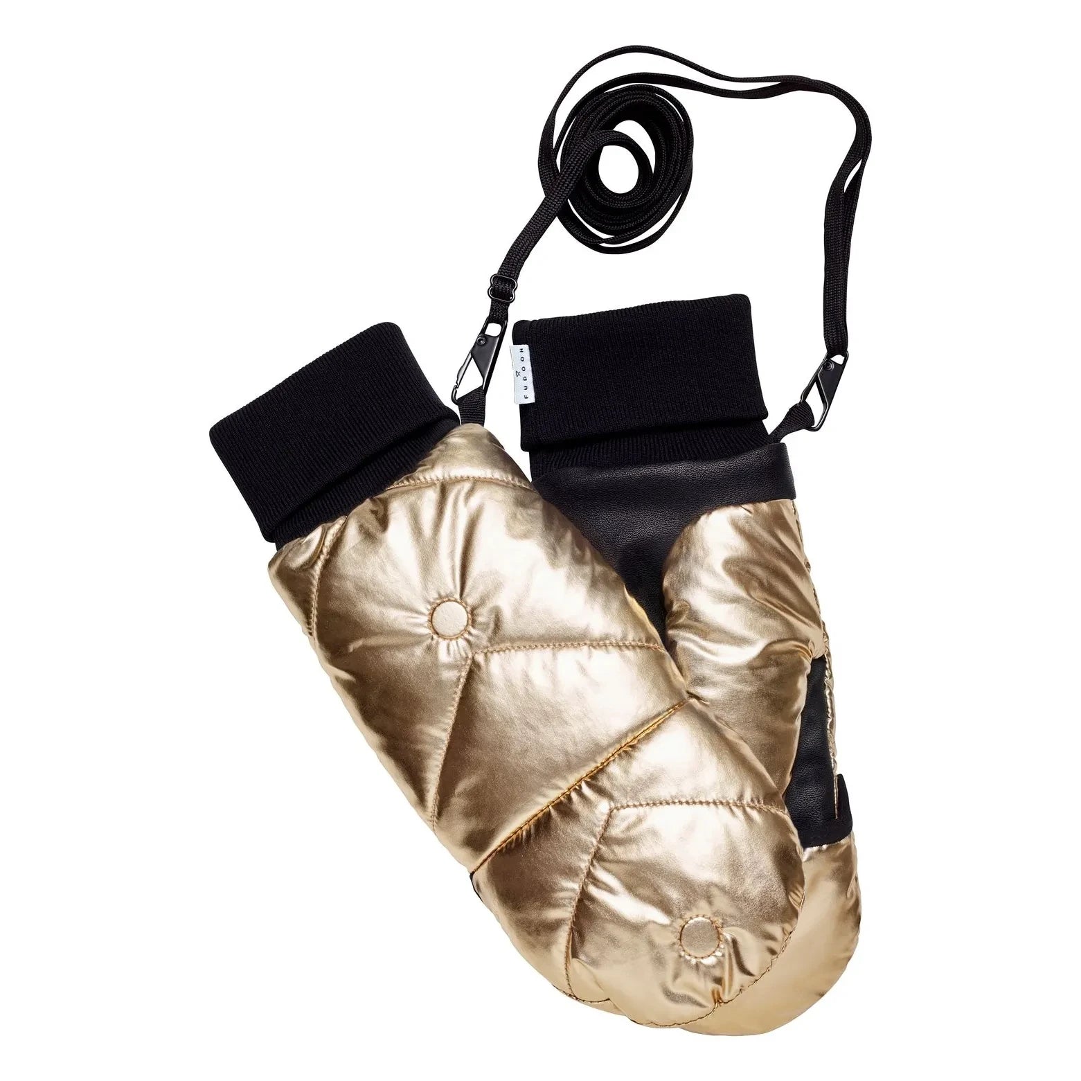 Fudoon - Convertible Metallic Gloves | Gold