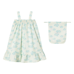 Tinycottons - Floral Pattern Dress | White