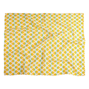 Bobo Choses - Strawberry Patterned Baby Diaper Organic Cotton Gauze | White
