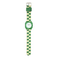 Mini Kyomo - Damier Summer Grass Watch | Green