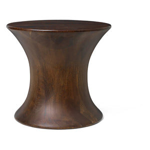 Ferm Living - Spin Tabure - FSC Ahşap | Kahverengi