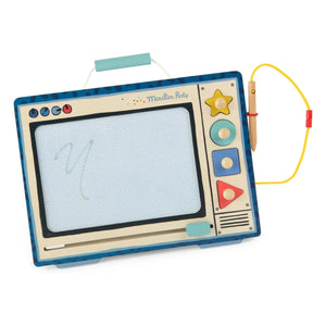 Moulin Roty - Puce & Pilou Magnetic Drawing Board | Blue