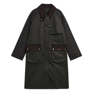 Barbour - Kirklees Kareli Pamuk Ceket | Koyu haki