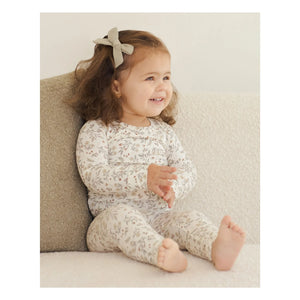 Quincy Mae - Bamboo Floral Pajamas | Ivory