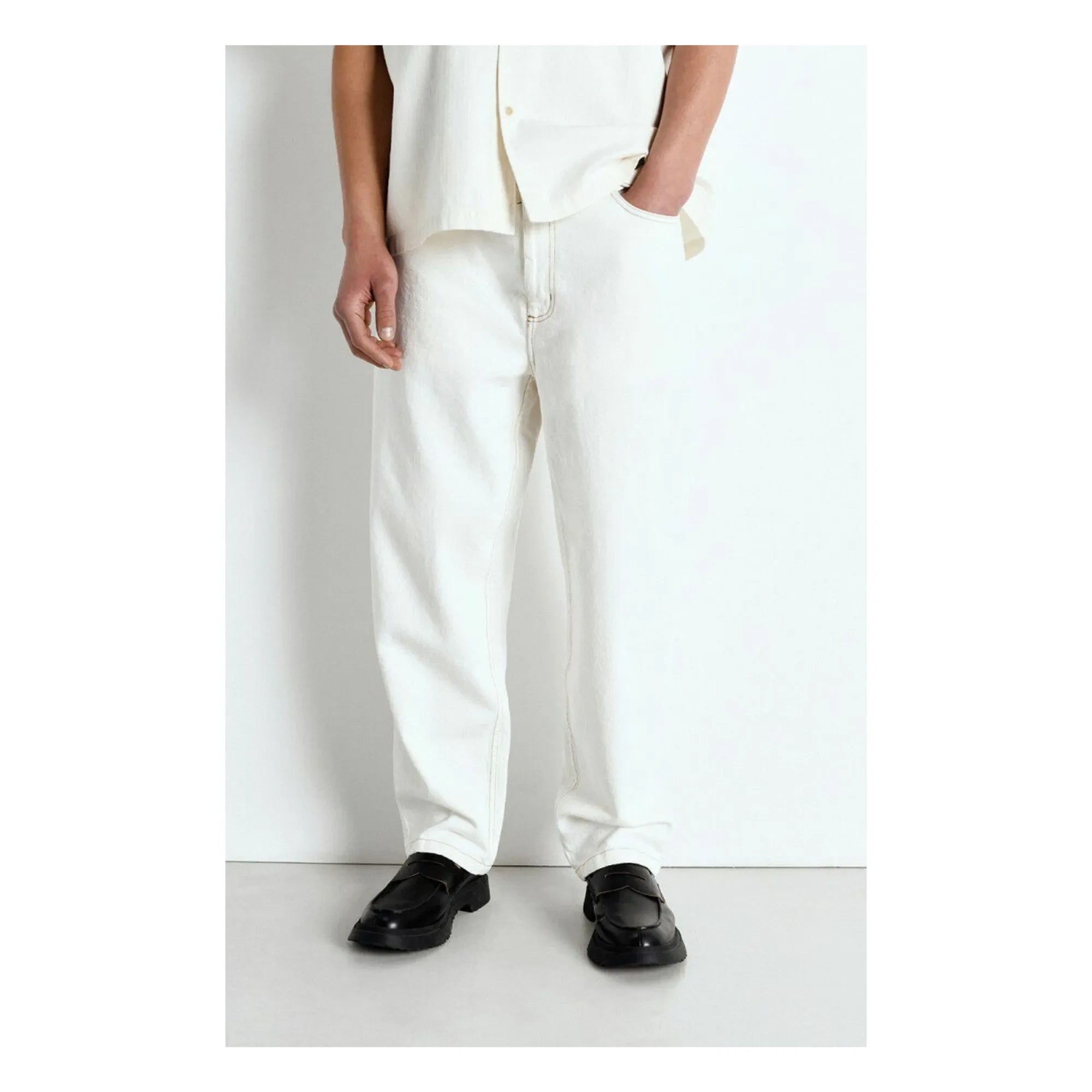 American Vintage - Jean Jozastreet Recycled Fibers | White