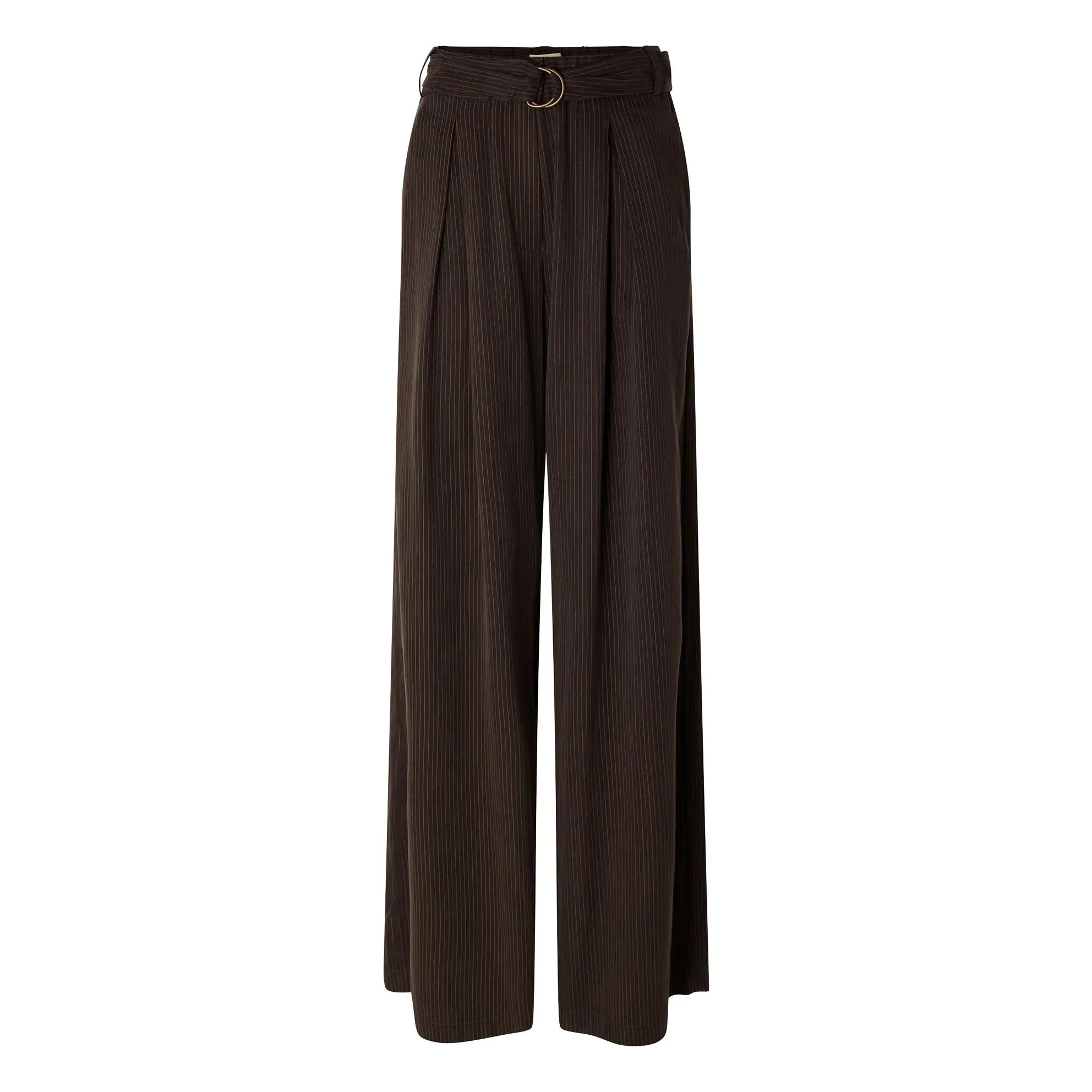 Sessùn - Çizgili Rim C Pantolon | Kahverengi