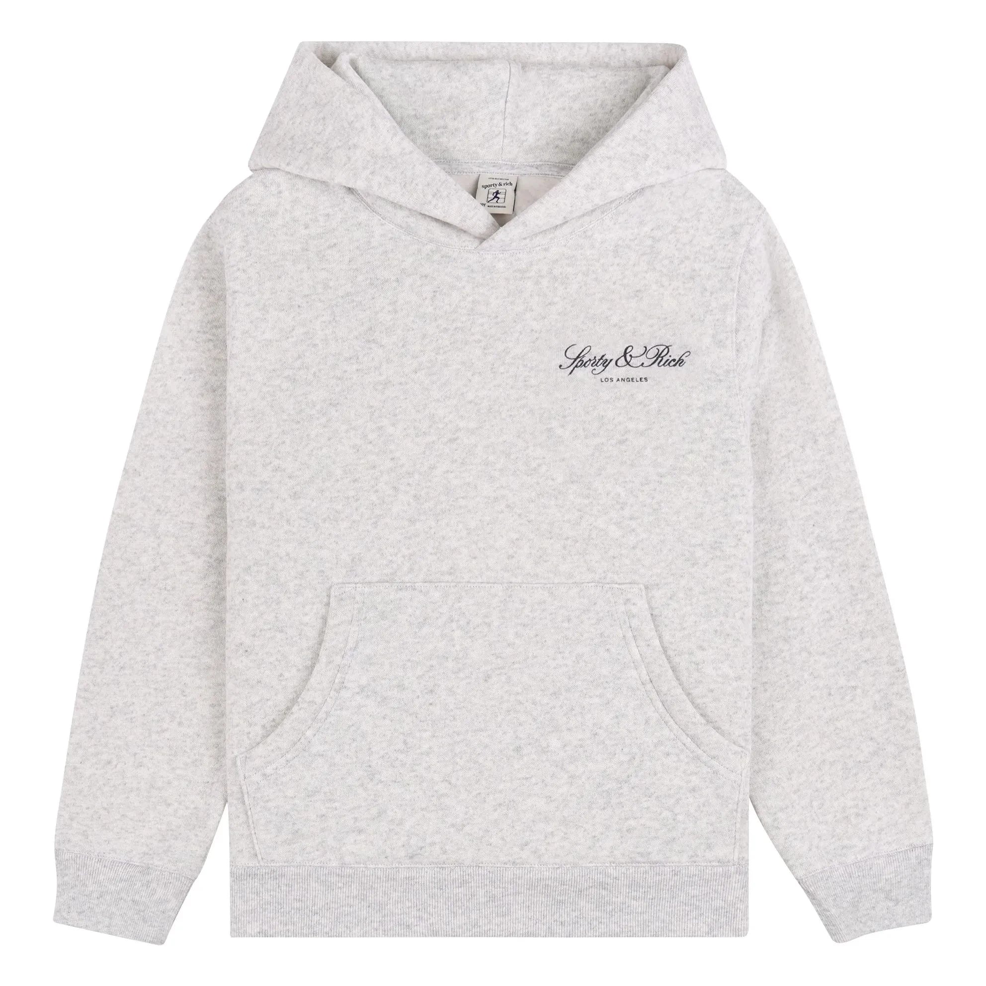 Sporty & Rich - Vendome LA Fermuarlı Sweat | Gri Melanj