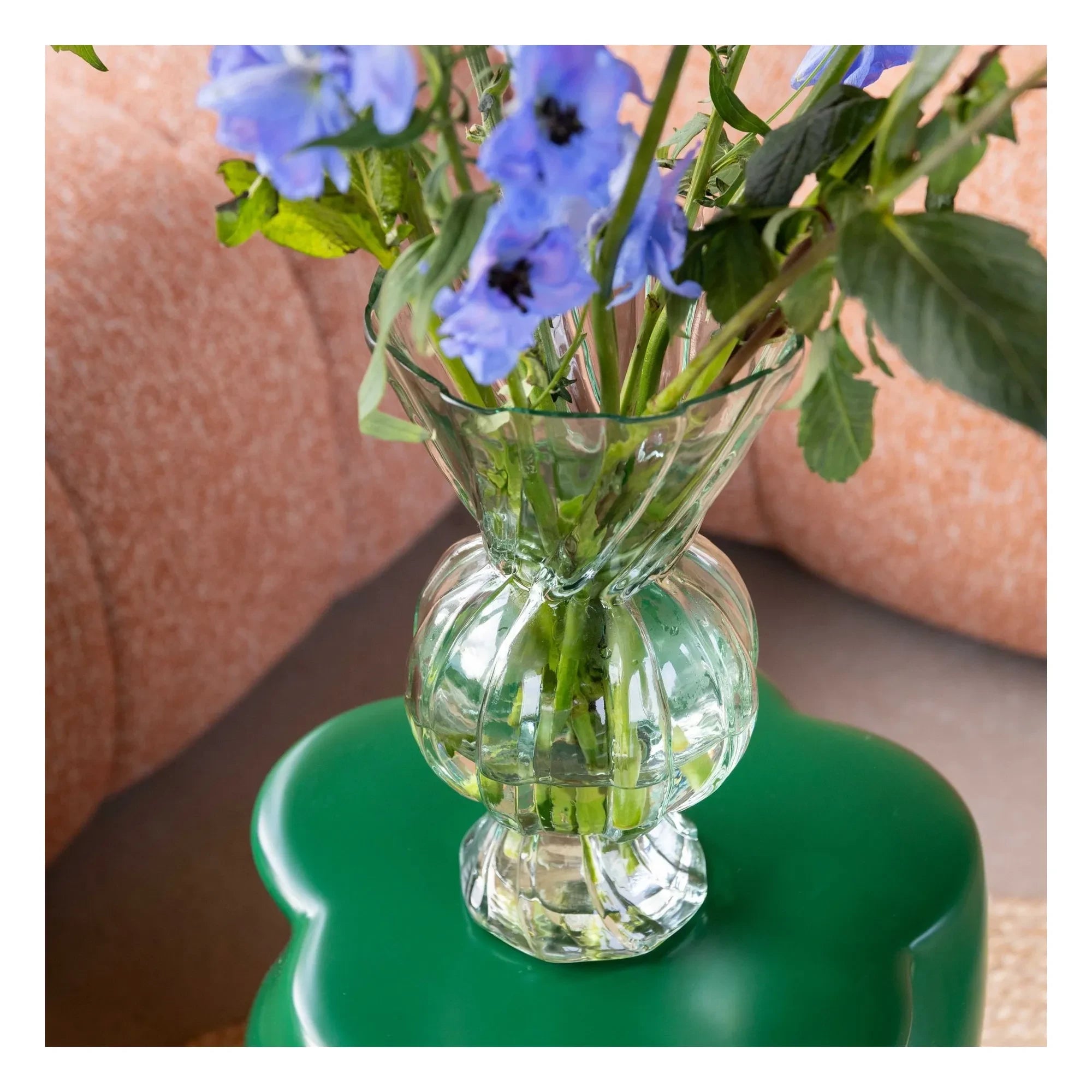 &Klevering - Rombic Glass Vase | Green