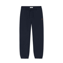 Les Deux - Contrast Logo Jogger Trousers, Organic Cotton | Navy