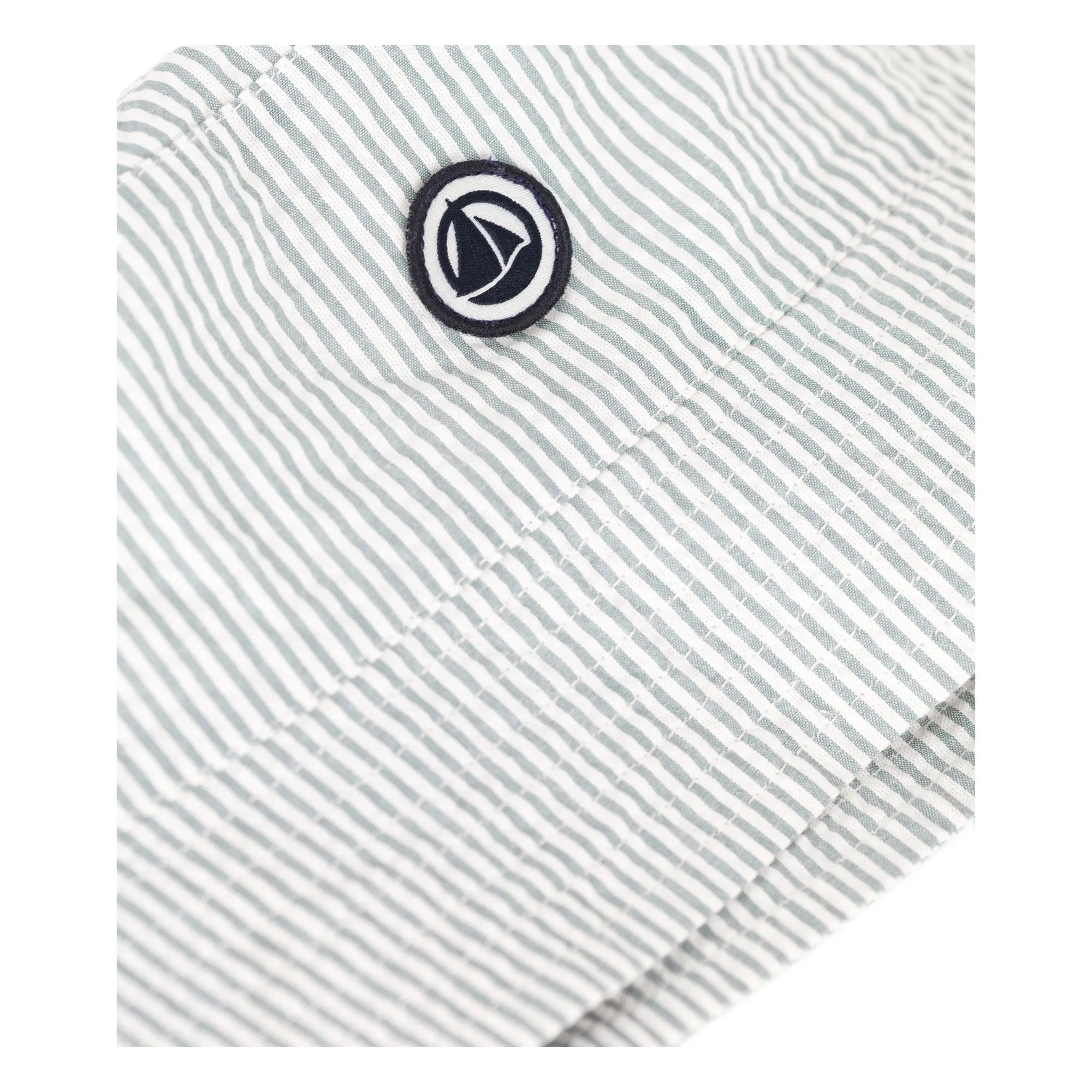 Petit Bateau - Striped Organic Cotton Bob Hat | Green