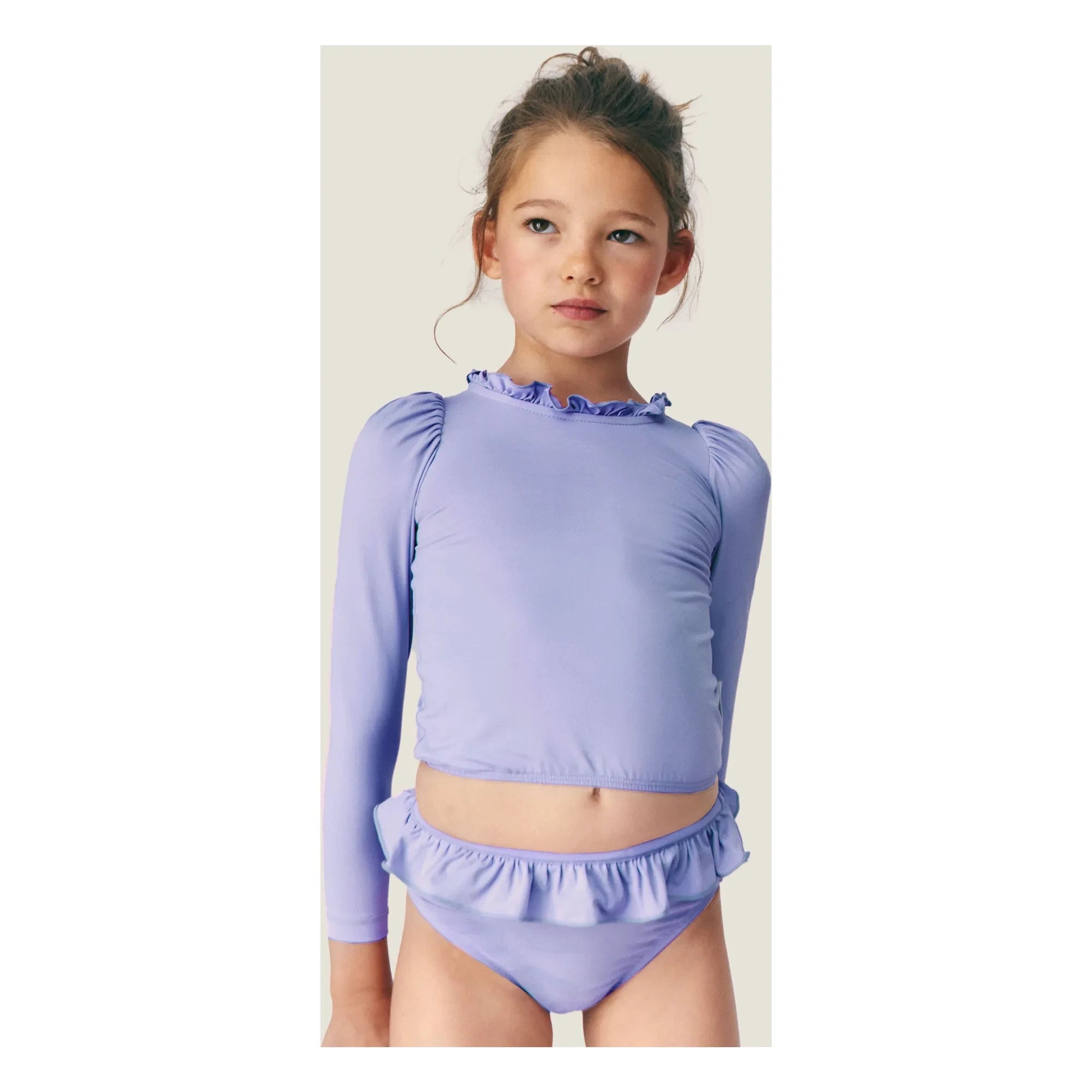 Mipounet - Pink Long Sleeve Swimsuit | Purple