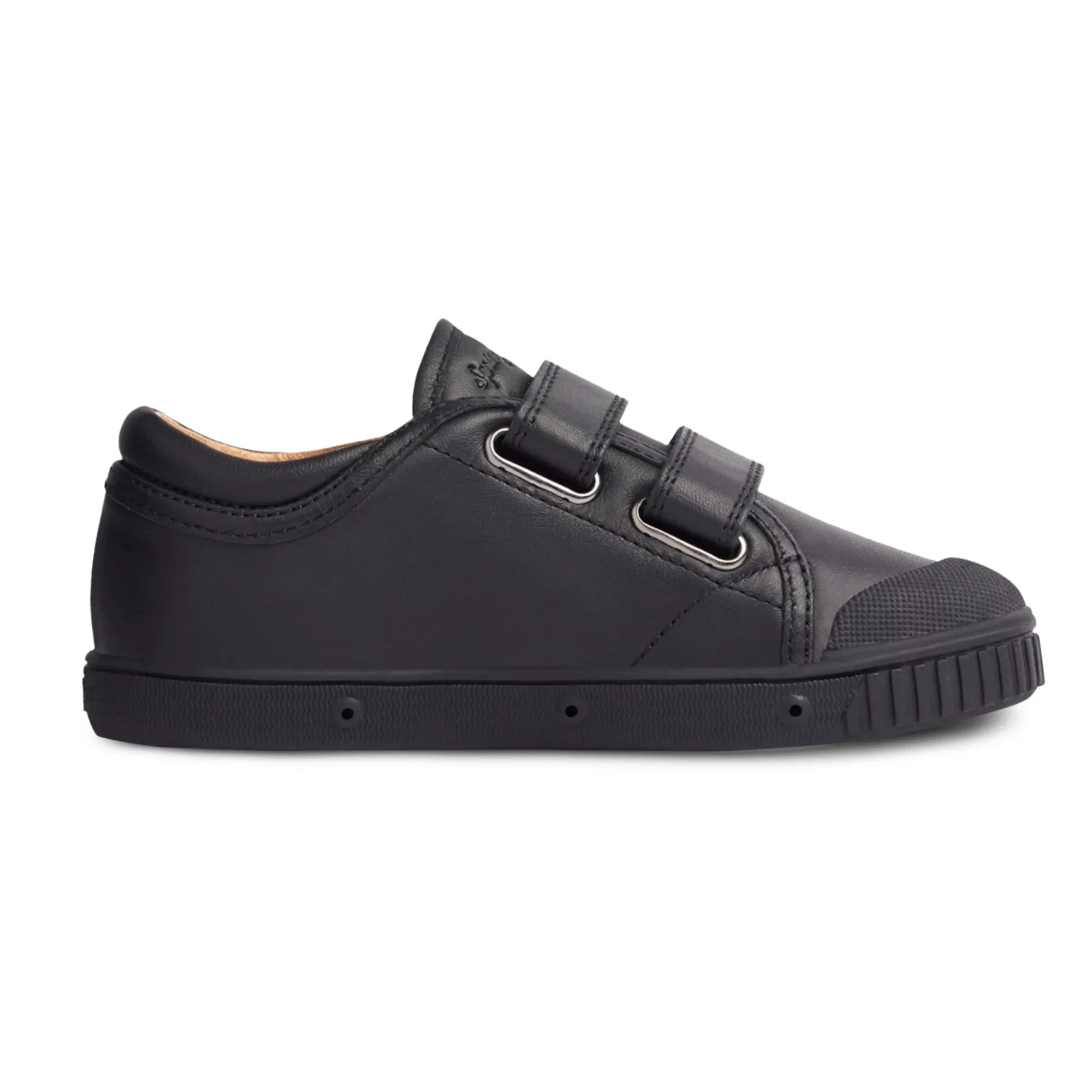 Spring Court - G2 Nappa Low-Top Velcro Sneakers | Black
