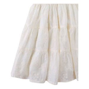 Gingersnaps - Addison Ruffled Tencel Dress | Ecru