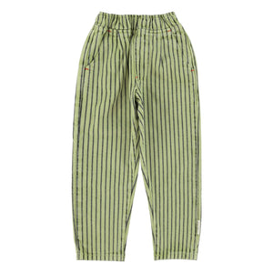 Piupiuchick - Striped Denim | Green