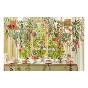 Meri Meri - Pastel Bahar Çiçekli Tabaklar - 8'li Set