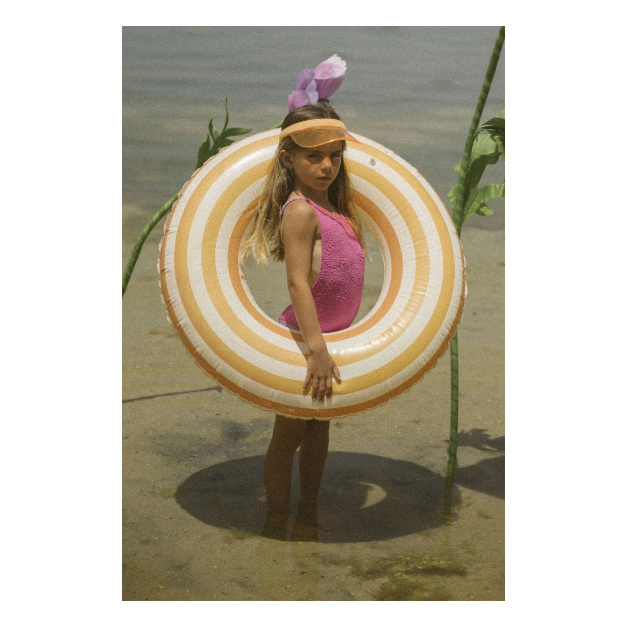 My First Cantê - Emma Fleurs Textured Swimsuit | Pink