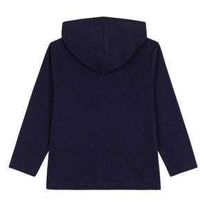 Petit Bateau - Fermuarlı Kapüşonlu Sweatshirt | Lacivert