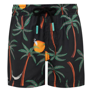 Pepita & Me - Black Palm Shorts