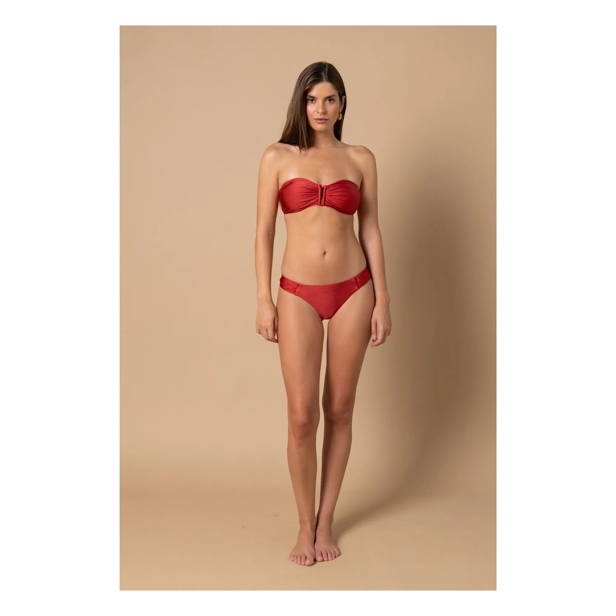 Alma Deia - Lena Low-Cut Swimsuit Bottom | Rosewood