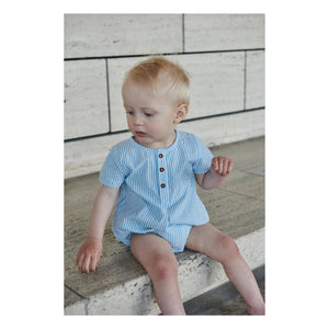 Copenhagen Colors - Seersucker Jumpsuit | Light Blue