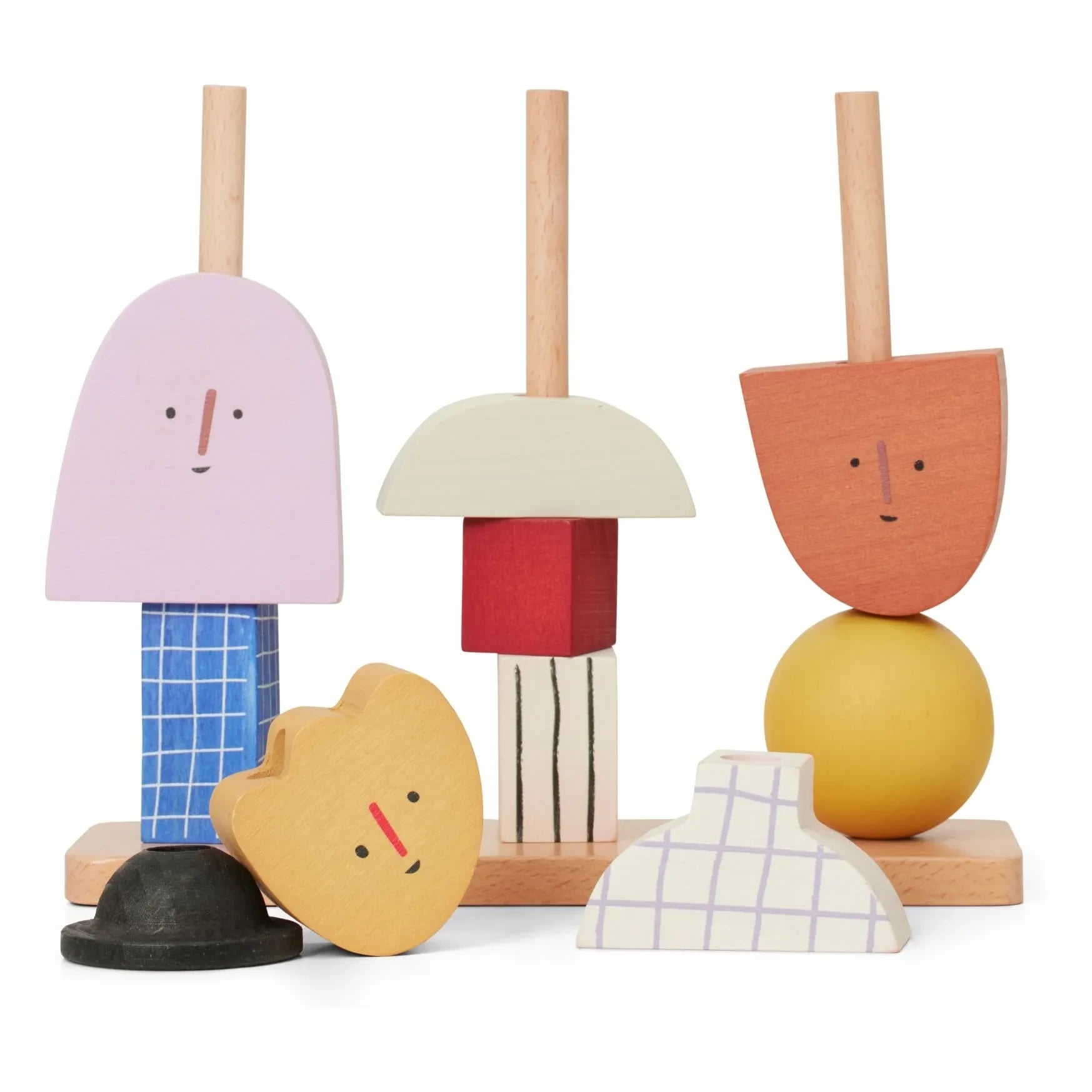 Ferm Living Kids - Stacked Character Pattern