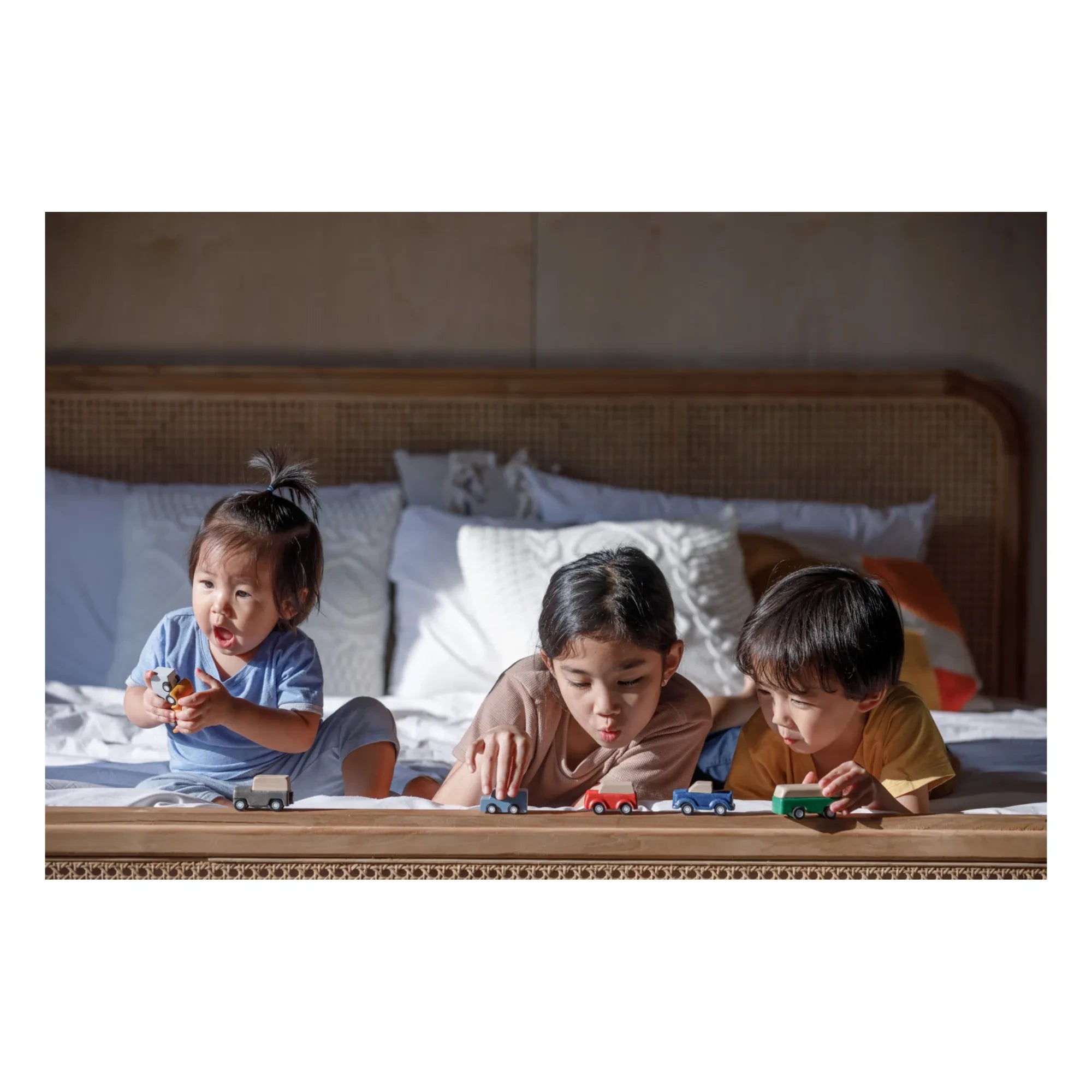 Plan Toys - Mini Wooden Vehicles - 5-Piece Set