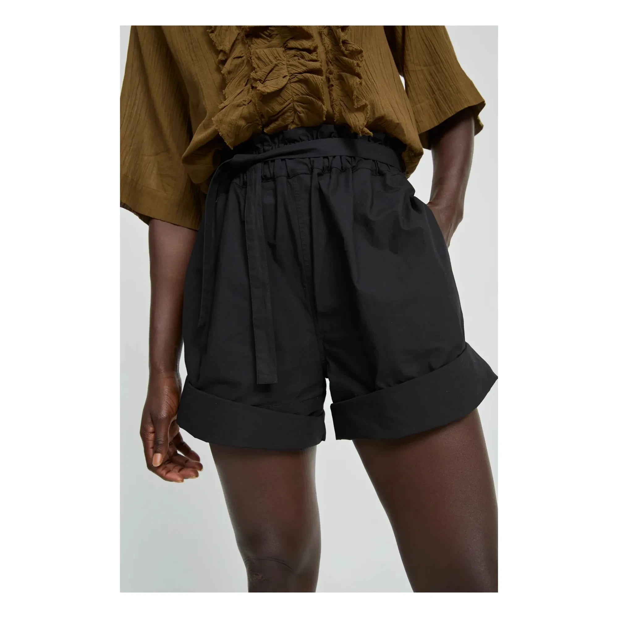 Laurence Bras - Babar Cotton Shorts | Black