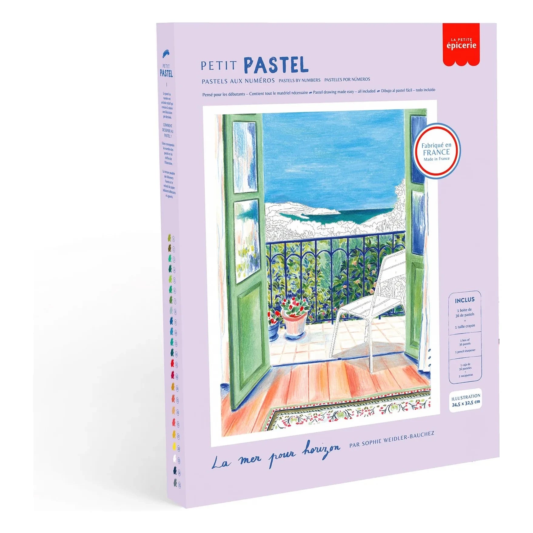 La Petite Épicerie - Numbered Pastel Set - La Mer pour Horizon