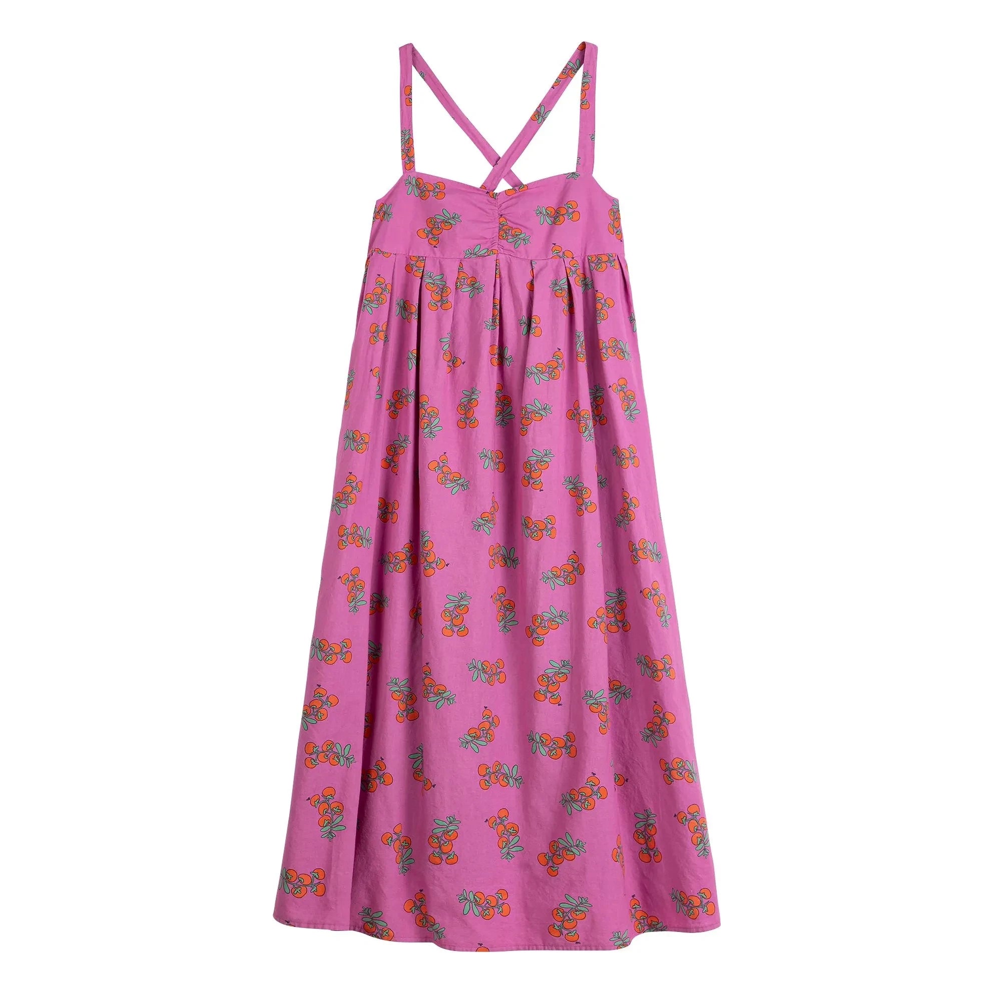 Bobo Choses - Juicy Tomatoes Organic Cotton Dress | Purple
