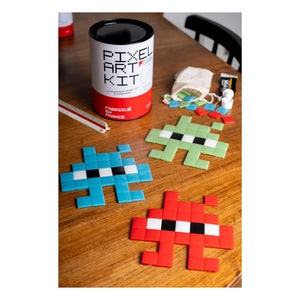 Pixel Corner - Pixel Art Kiti - Küçük Uzaylı | Kırmızı