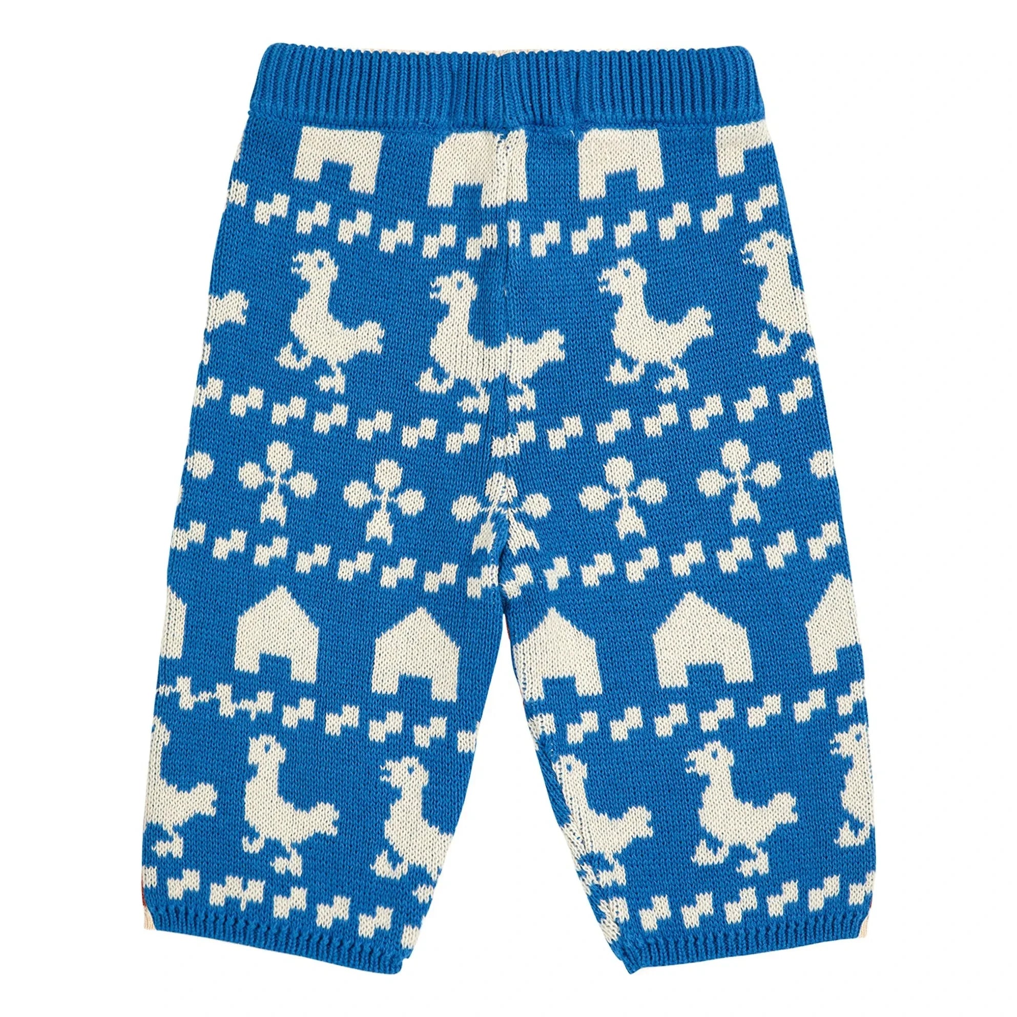 Bobo Choses - Organic Cotton Mesh Farm Pants | Blue
