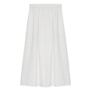 the new society - Melissa Linen Skirt | White