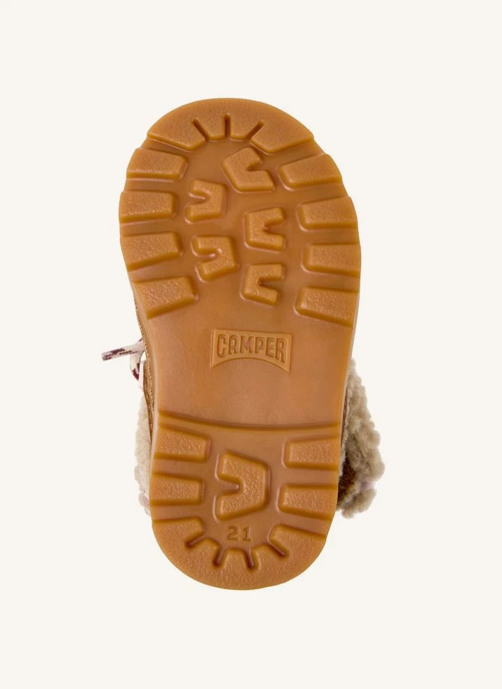 Camper - Twins Dolgulu Botlar | Açık kahverengi