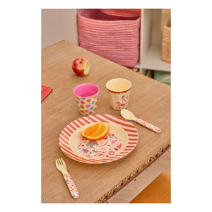 Rice - Fun Fair melamin çorba tabağı | Pembe