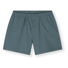 Gray Label - Organic Cotton Buttoned Shorts | Peacock Blue