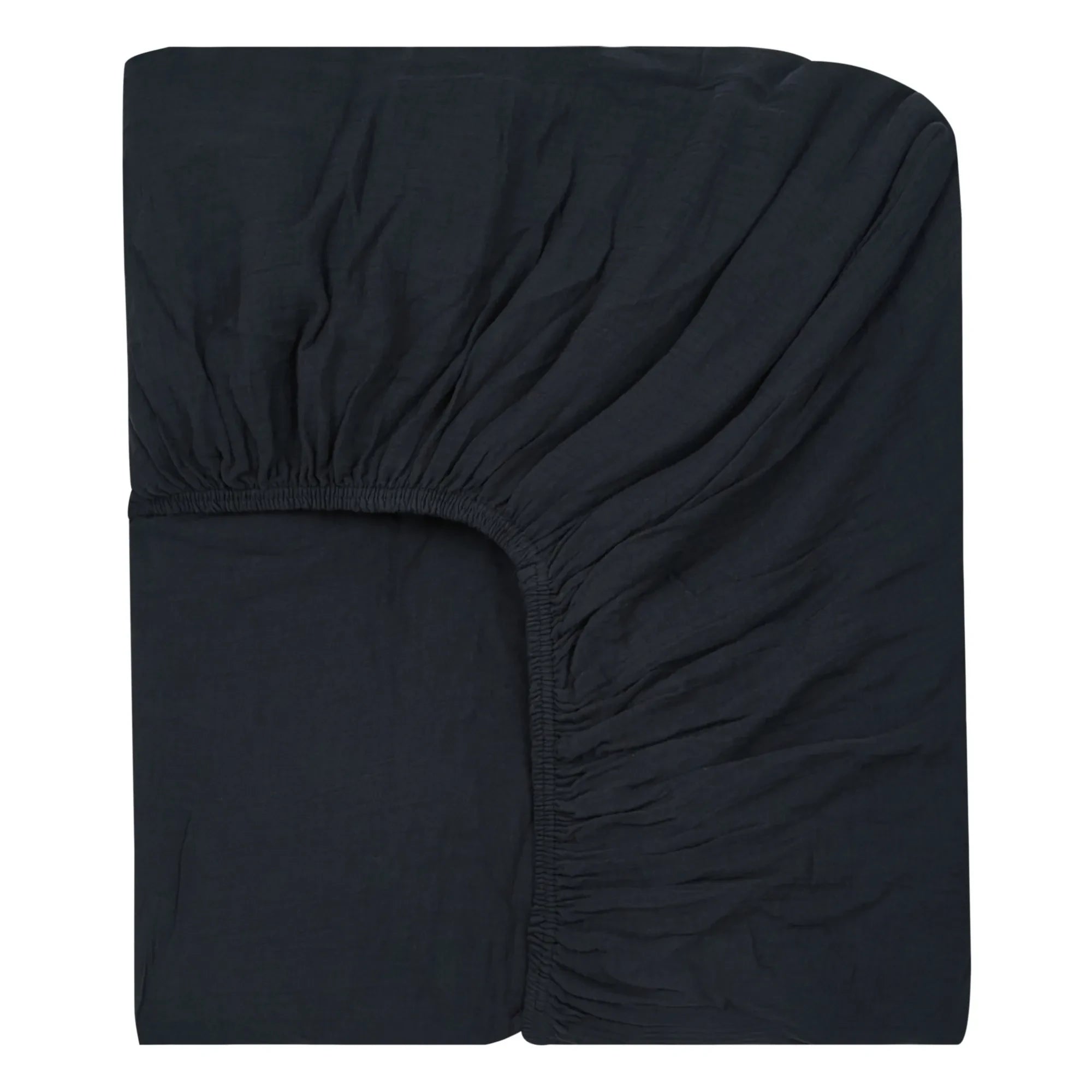 Haomy - Cotton Flannel Fitted Sheet | Black