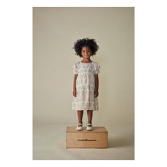 Coco au Lait - Organic Cotton Flower Dress | Ivory