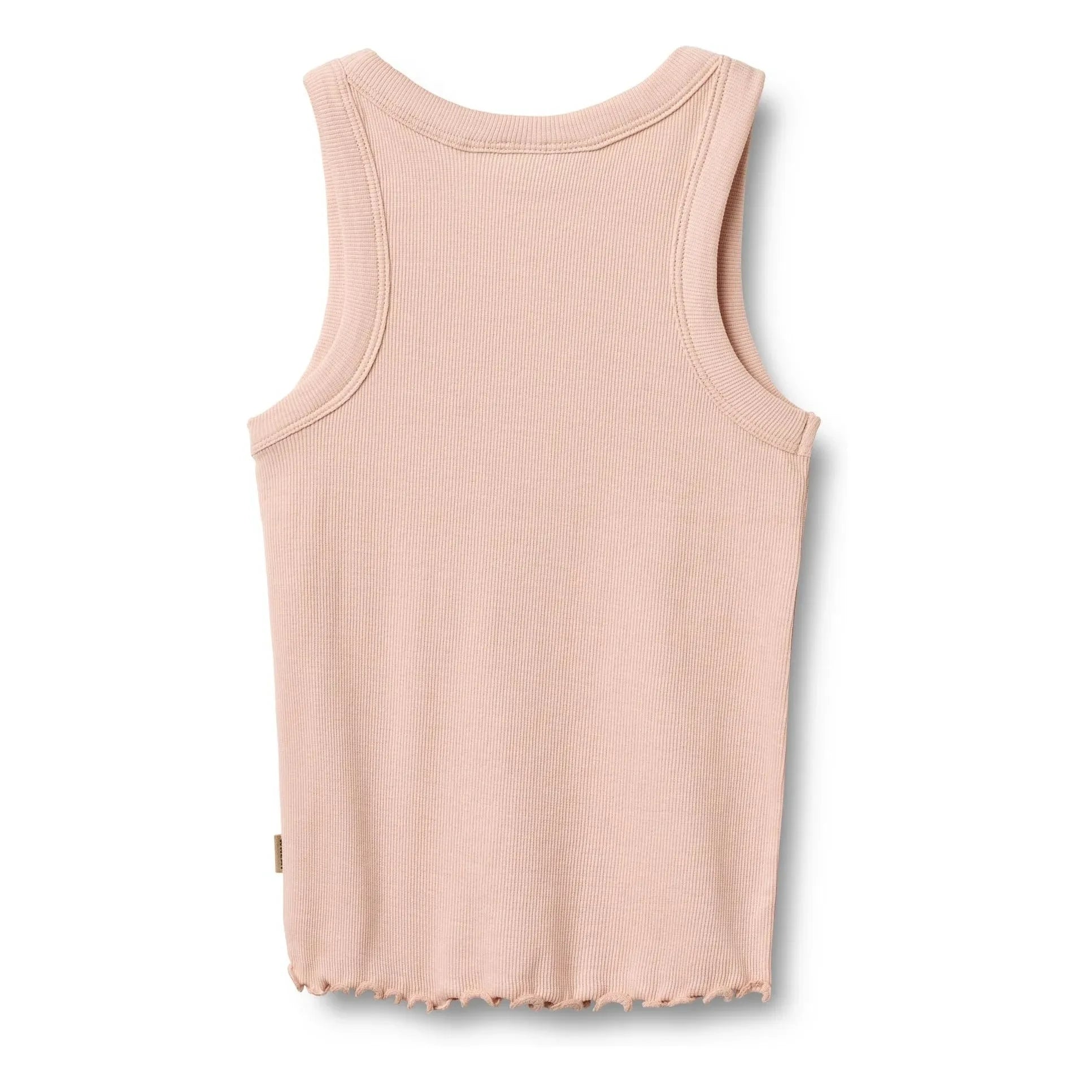 Wheat - Minka organic cotton ribbed tank top | Pale Pink