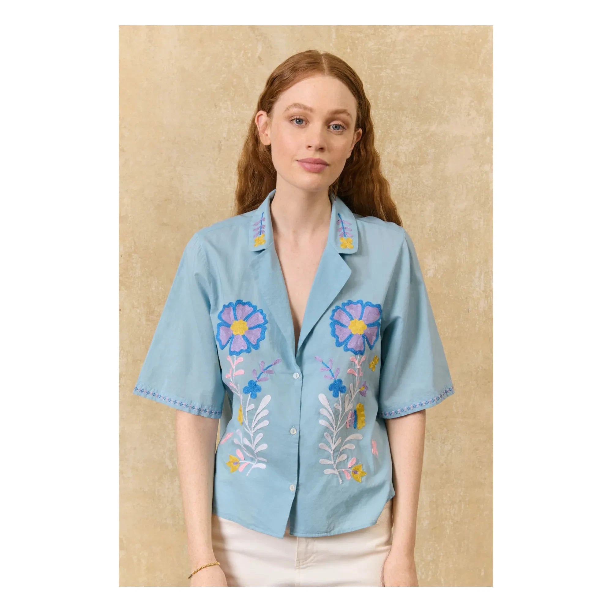 Louise Misha - Emilius Shirt | Blue