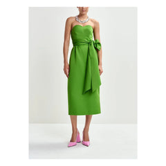 Essentiel Antwerp - Juror strapless elbise | Yeşil