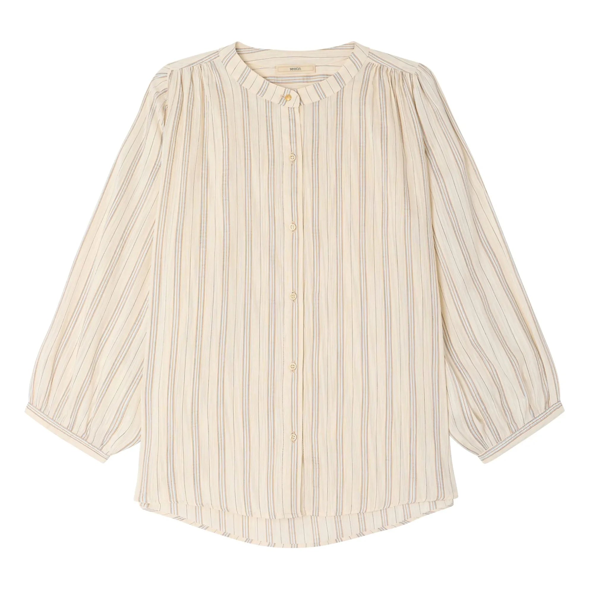 Sessùn - Striped Blouse | Light blue