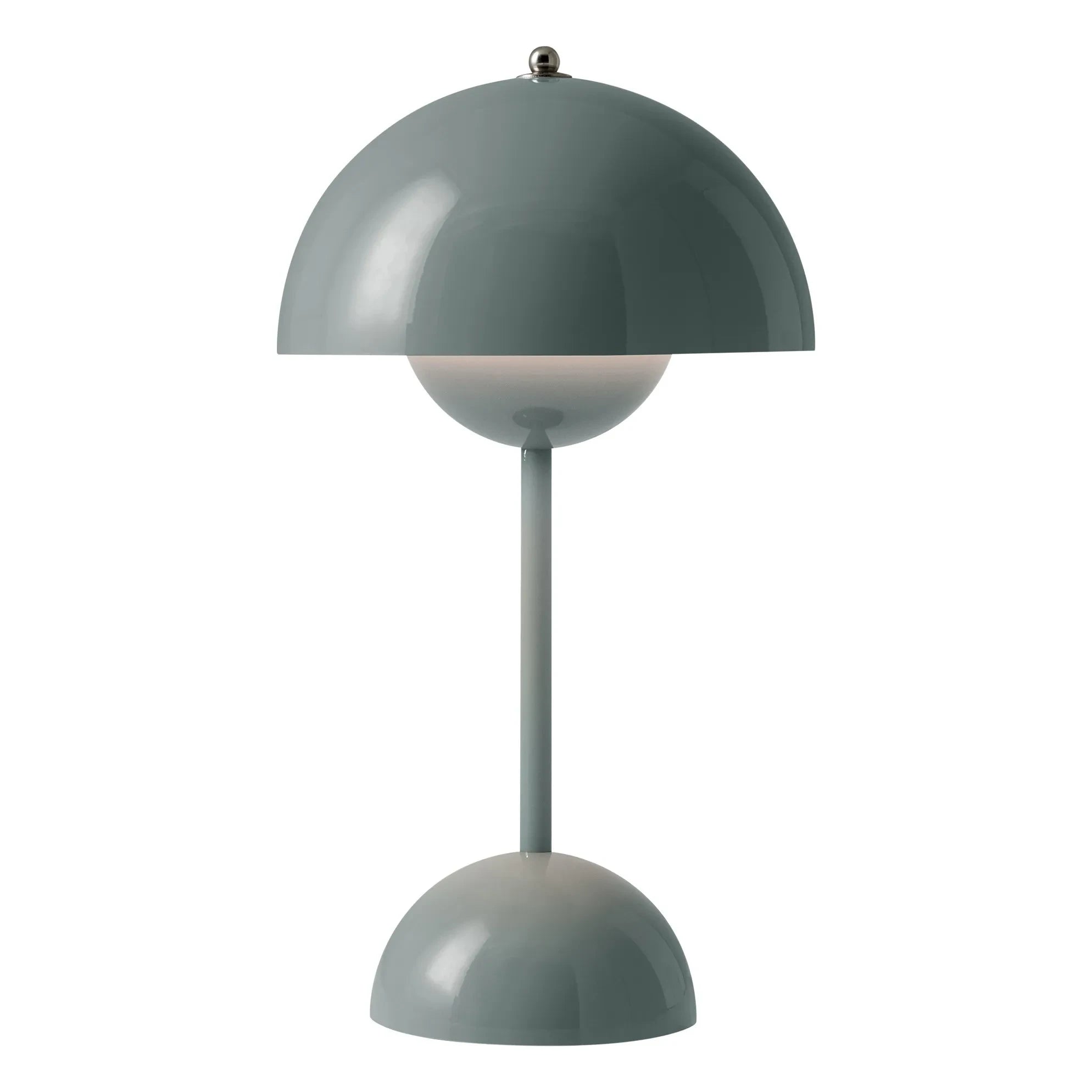 & Tradition - VP9 Flowerpot Portable Table Lamp, Vernon Panton | Gray Blue