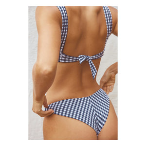 Anja Paris - Bas de Maillot Le Canon Vichy | Navy