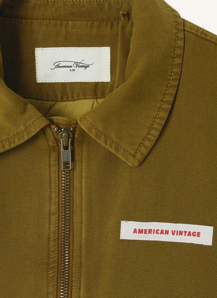 American Vintage - Lycaz Fermuarlı Ceket | Yeşil