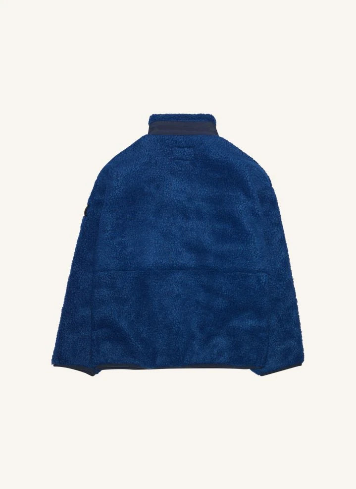 Finger in the nose - Paulo Çift Malzemeli Sherpa Ceket | Royal blue