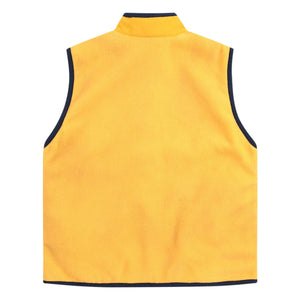 Bobo Choses - Sleeveless Double-Sided Recycled Fiber Jacket | Yellow